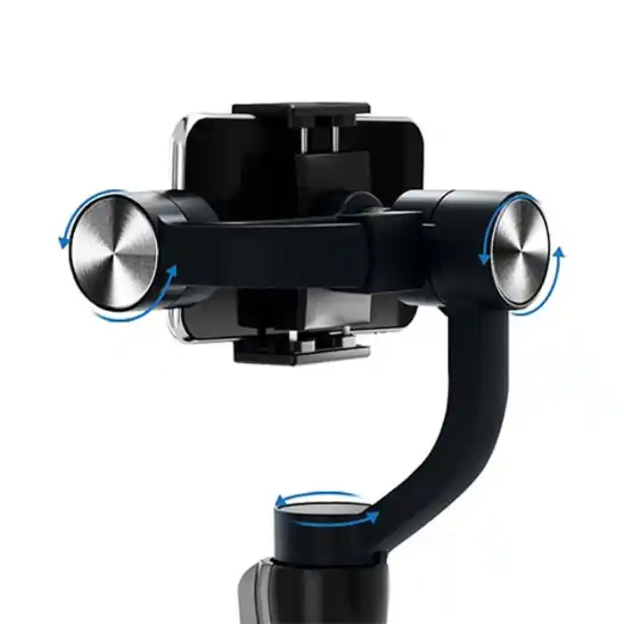 WiWU S5B 3-Axis Hand-Held Stabilized Gimbal with Selfie Stick tripod